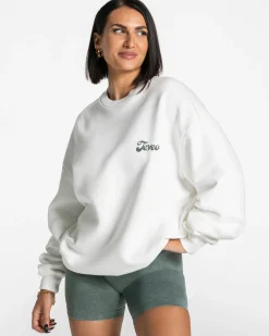 Cheap Acid Oversized Sweater "Off White" Damen Hoodies & Jacken