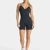 Best Sale Essence V-Back Covert Scrunch Short Jumpsuit "" Damen Jumpsuits