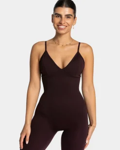 Shop Essence V-Back Covert Scrunch Jumpsuit "" Damen Jumpsuits