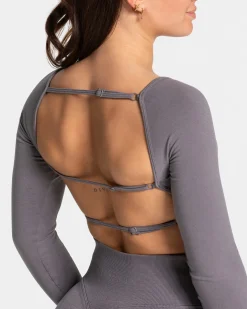 New Femme Backless Longsleeve