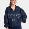 Outlet Femme Half Zip Sweater "" Damen Hoodies & Jacken