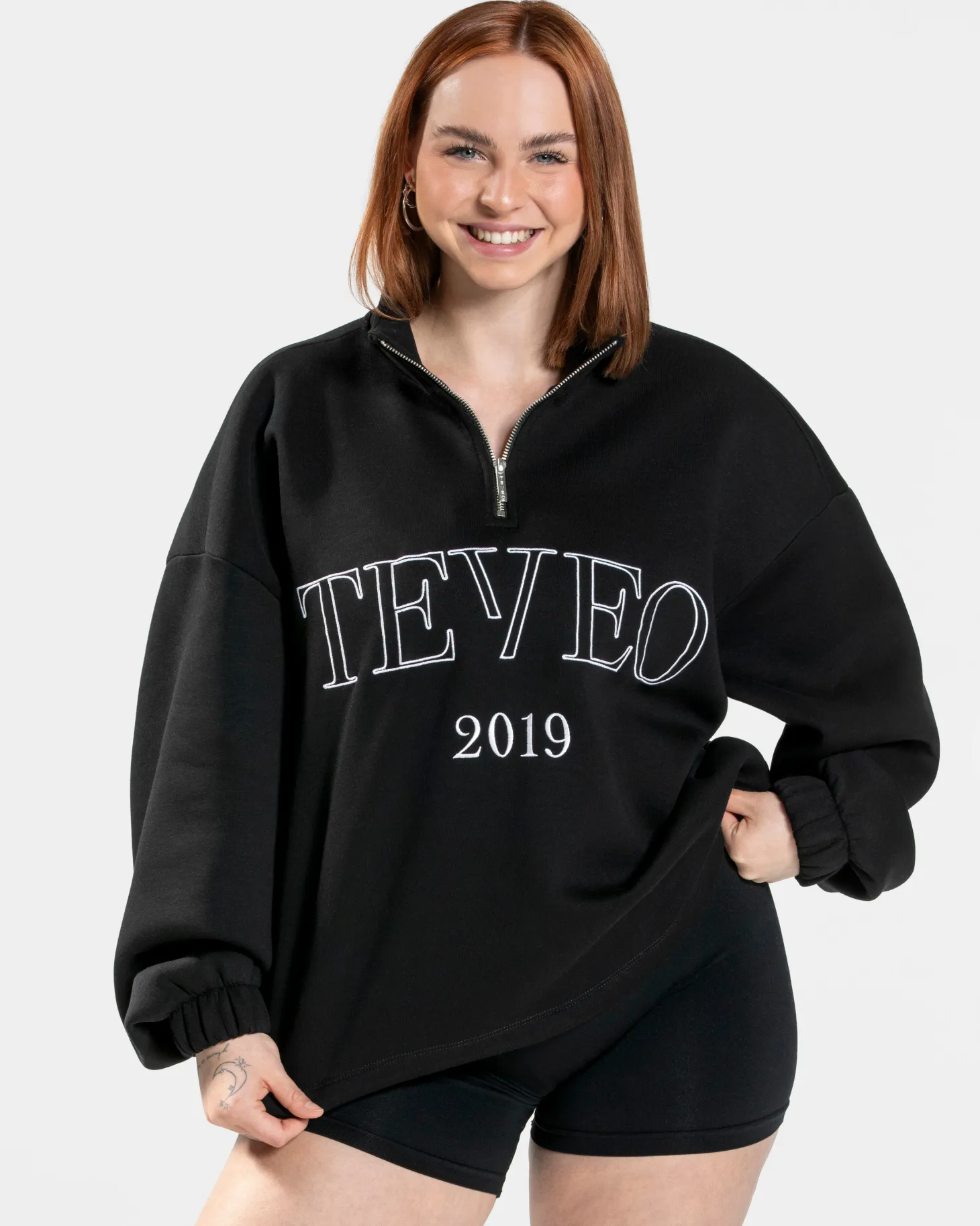 New Femme Half Zip Sweater "" Damen Hoodies & Jacken