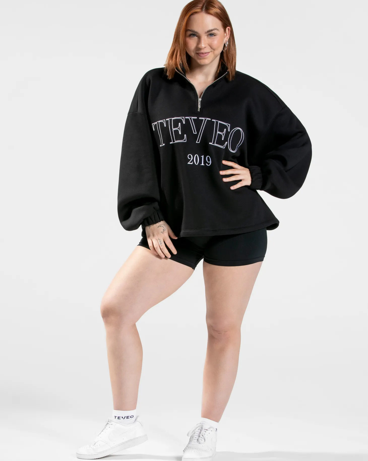 New Femme Half Zip Sweater "" Damen Hoodies & Jacken