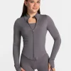 Hot Femme Shaping Zip Jacke "" Damen Longsleeves
