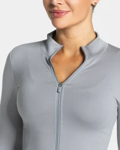 Clearance Femme Shaping Zip Jacke 
