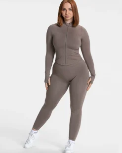 Flash Sale Femme Shaping Zip Jacke