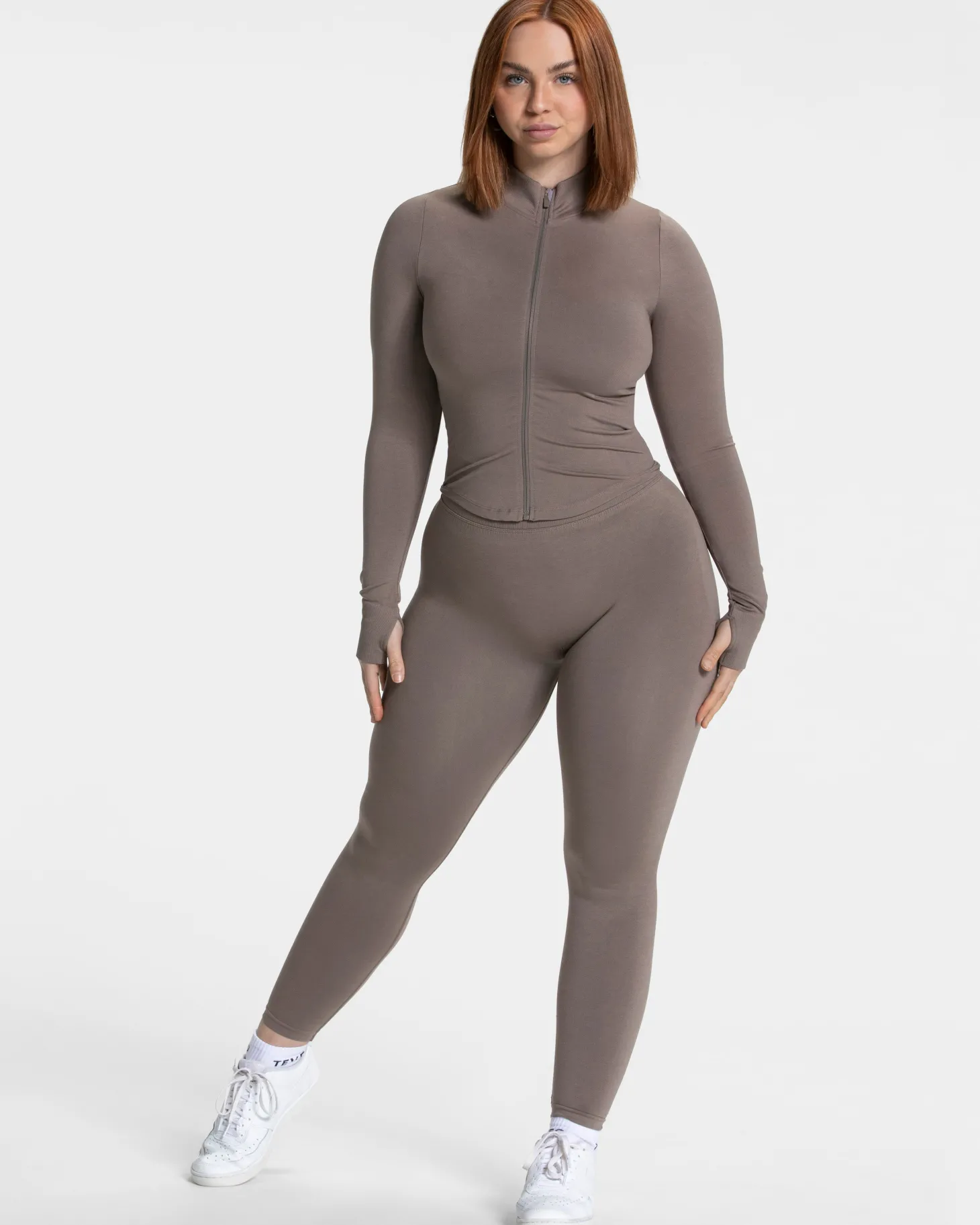 Flash Sale Femme Shaping Zip Jacke "" Damen Longsleeves