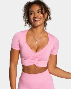 New Focus Crop Top "" Damen T-shirts | Tops