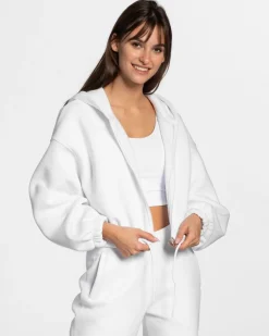 Outlet Iconic Oversized Zip Hoodie "" Damen Hoodies & Jacken