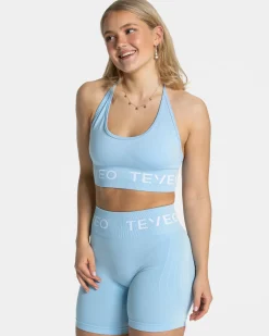 Discount Signature Neckholder Bh "Ice Blue" Damen Sport Bhs