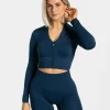 Hot Statement Zip Jacke "" Damen Longsleeves