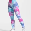 Hot Tie Dye Scrunch Leggings "" Damen Leggings & Hosen
