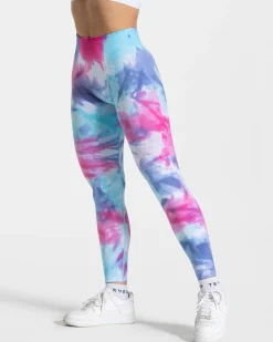 Hot Tie Dye Scrunch Leggings "" Damen Leggings & Hosen